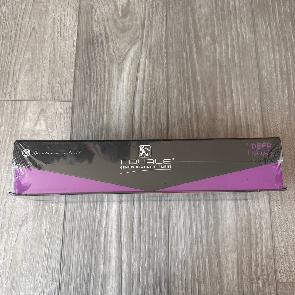 Royale Platinum Purple Ceramic Plate Hair Straightener 1.25” - Picture 3 of 3